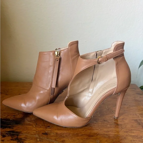 Vero Cuoio Tan Leather Heels - Picture 1 of 6